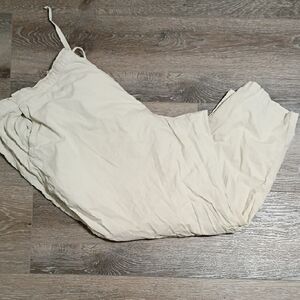 Sonoma Cream Track Pants